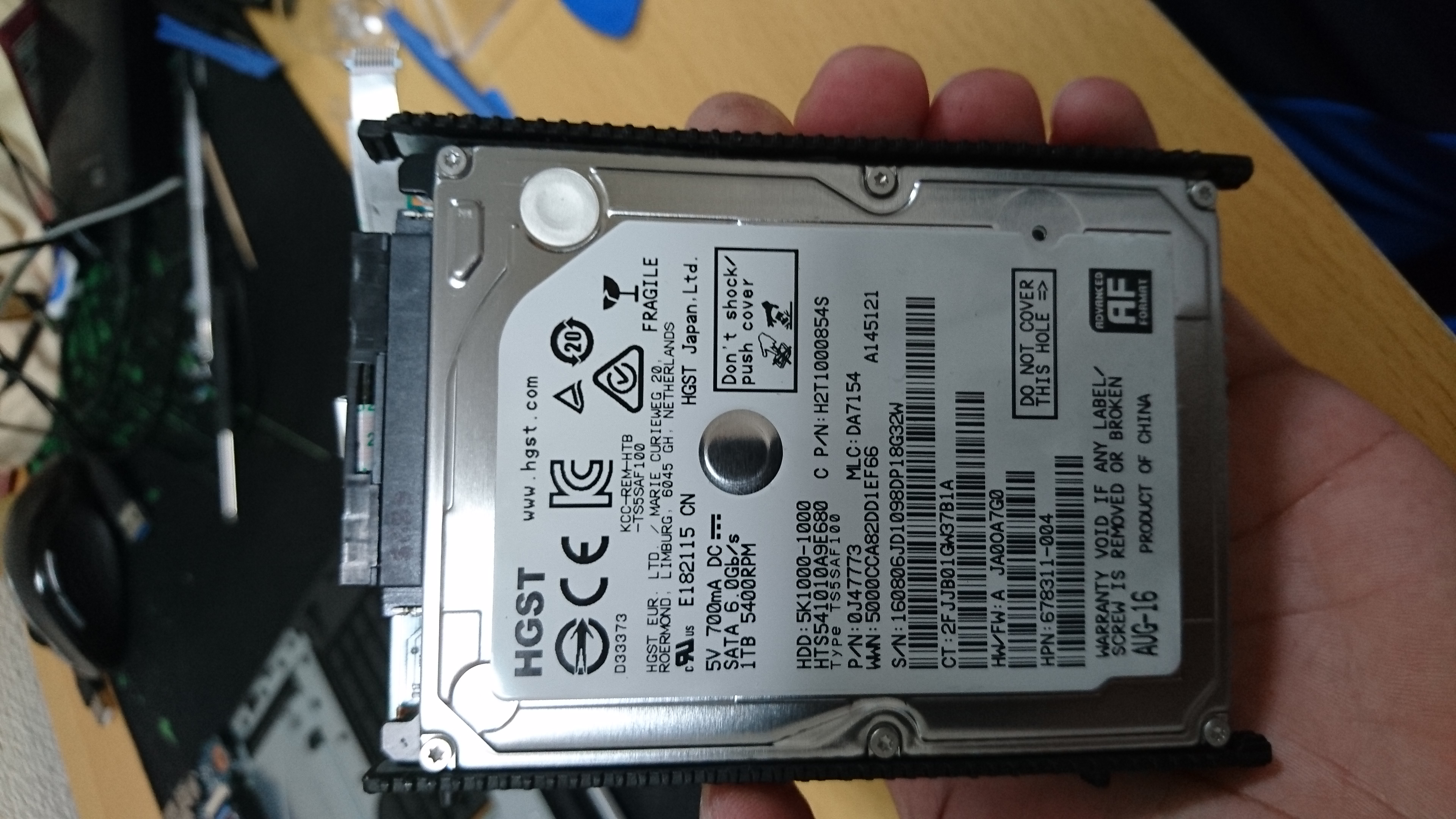 Solved: SSD Upgrade - HP Support Community - 6991427