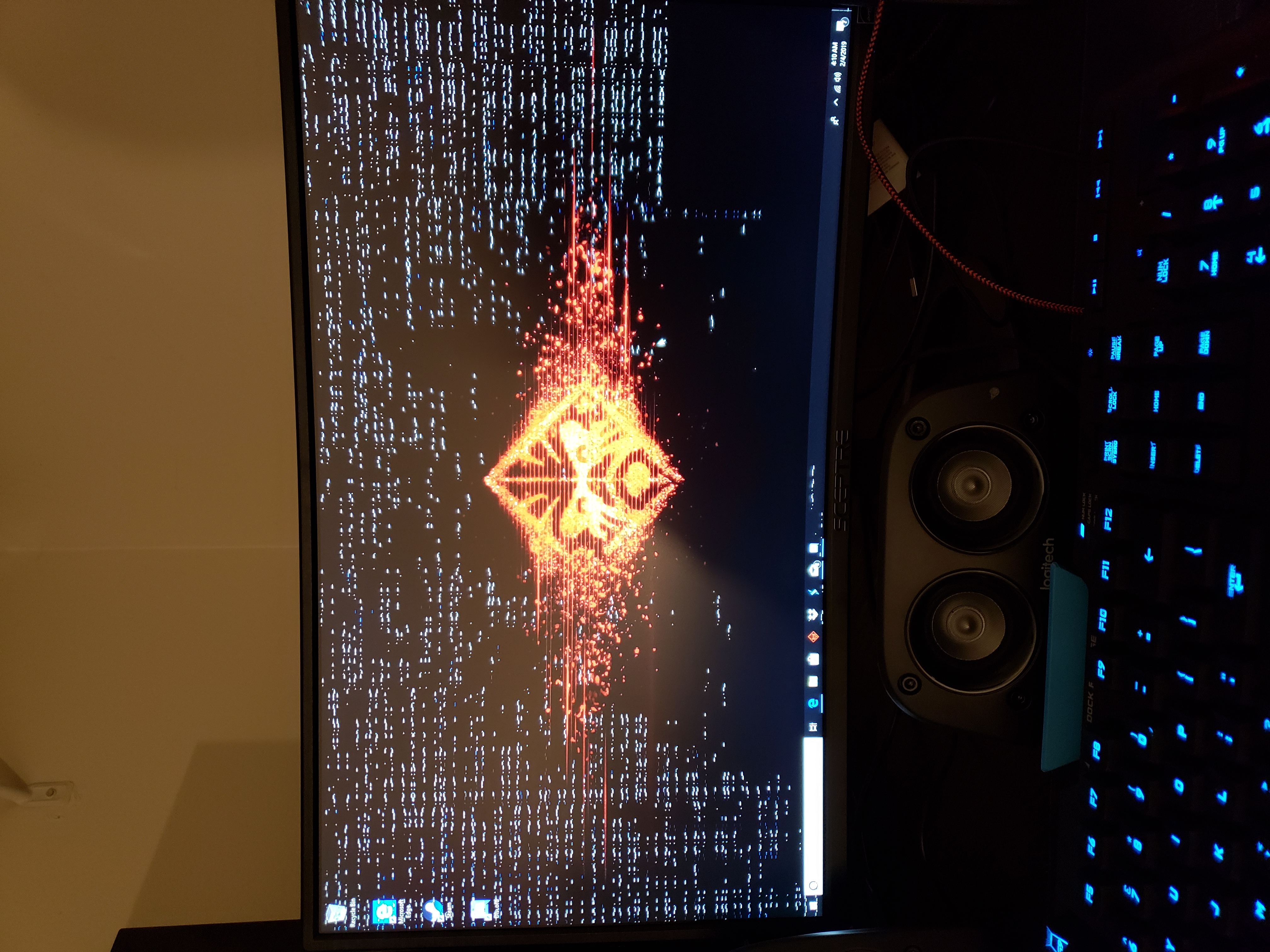 Hp omen screen gets white lines all over. HP Support Community 6999913