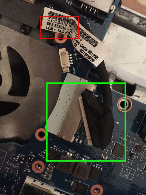 lvds not support, it is 8470p part or 8460p