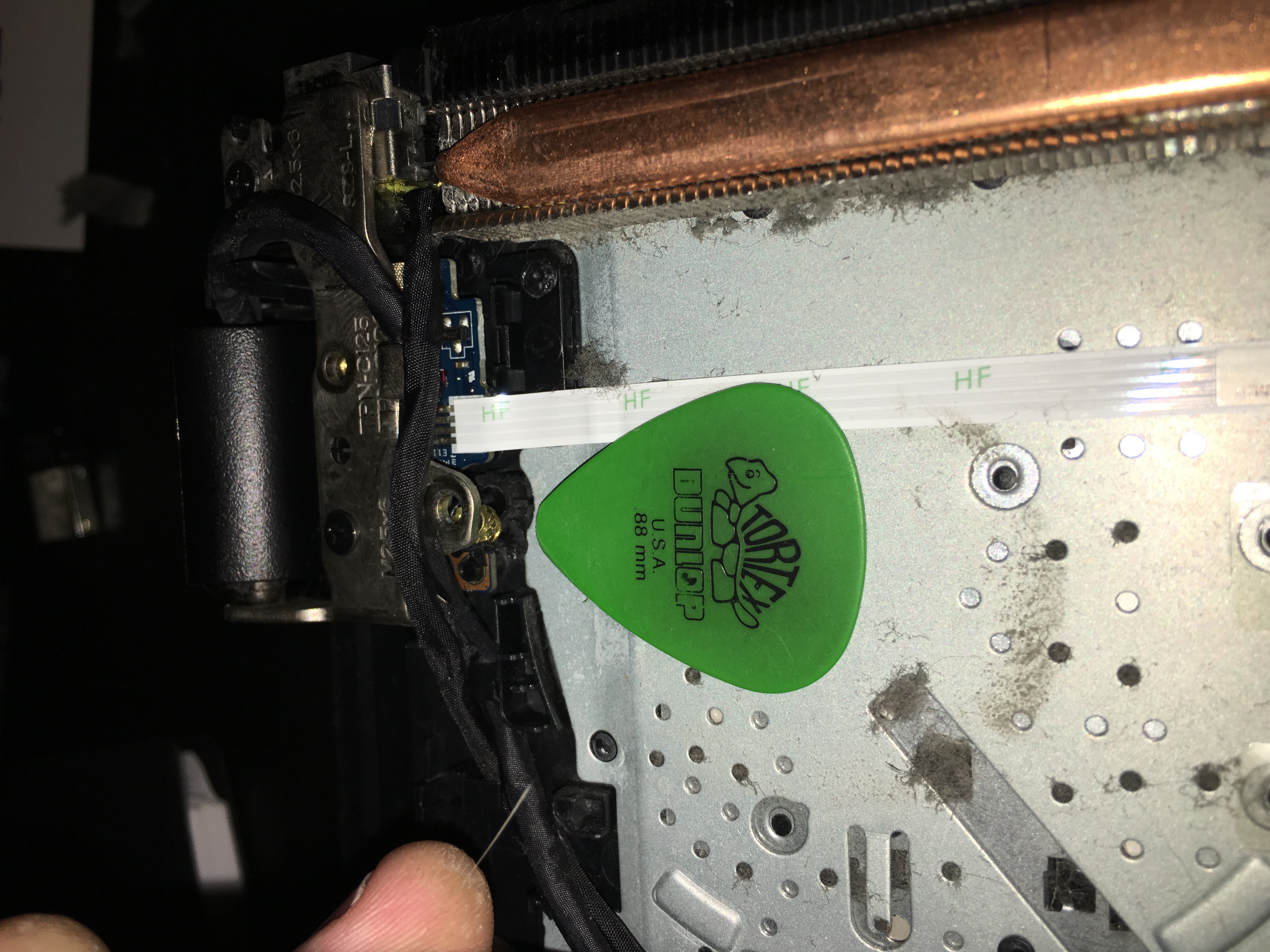 Broken pieces inside near fan - HP Support Community - 6995279