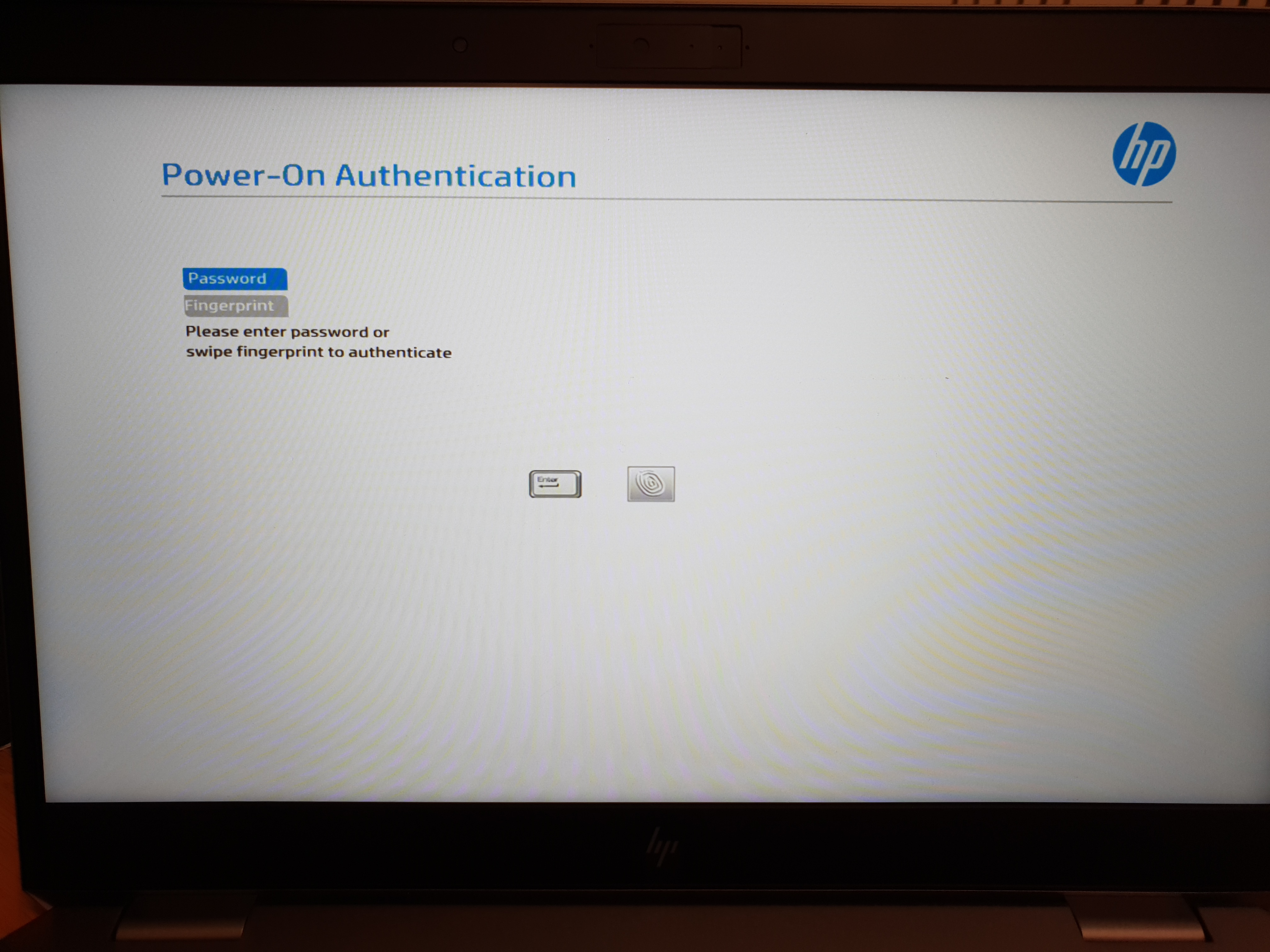 How To disable HP sure start power on authentication with ub