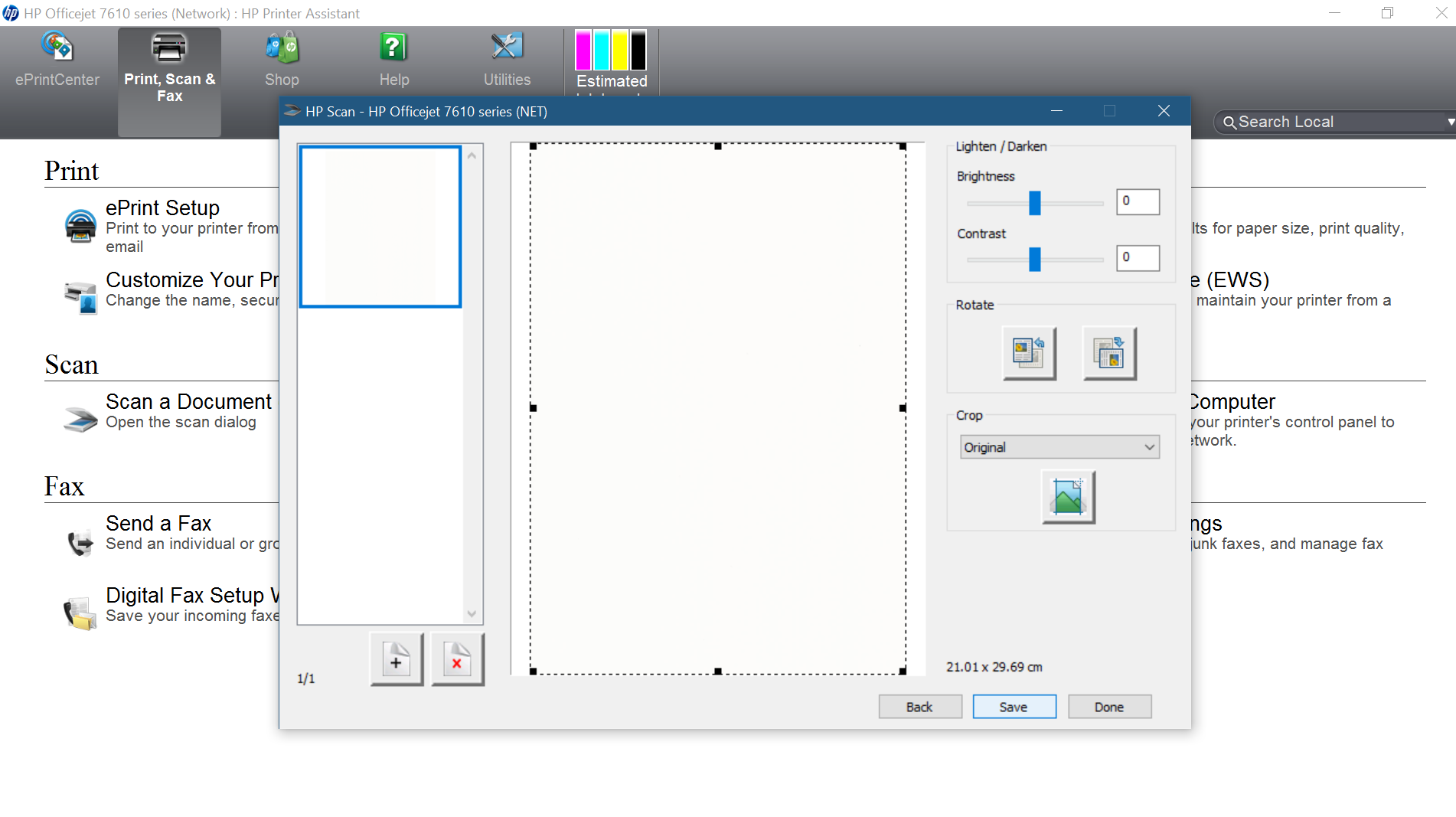 Solved 7612 webscan disabled, contact your admin HP Support