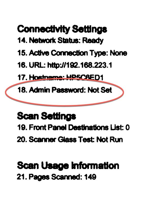 Solved: Deskjet 3630 admin password reset - HP Support Community - 7012168