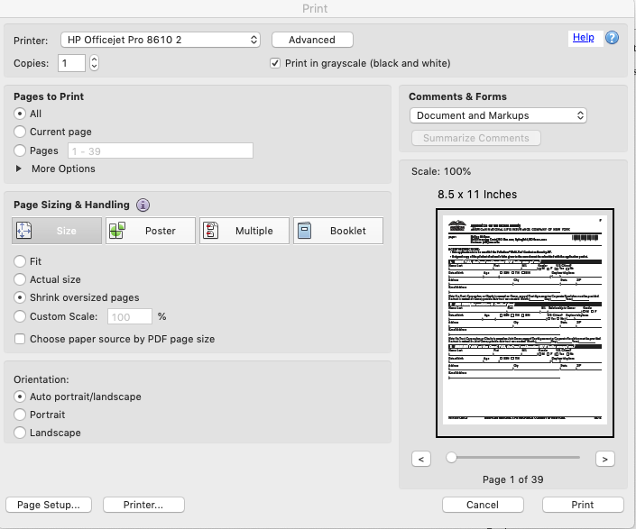 how to print on both sides in pdf