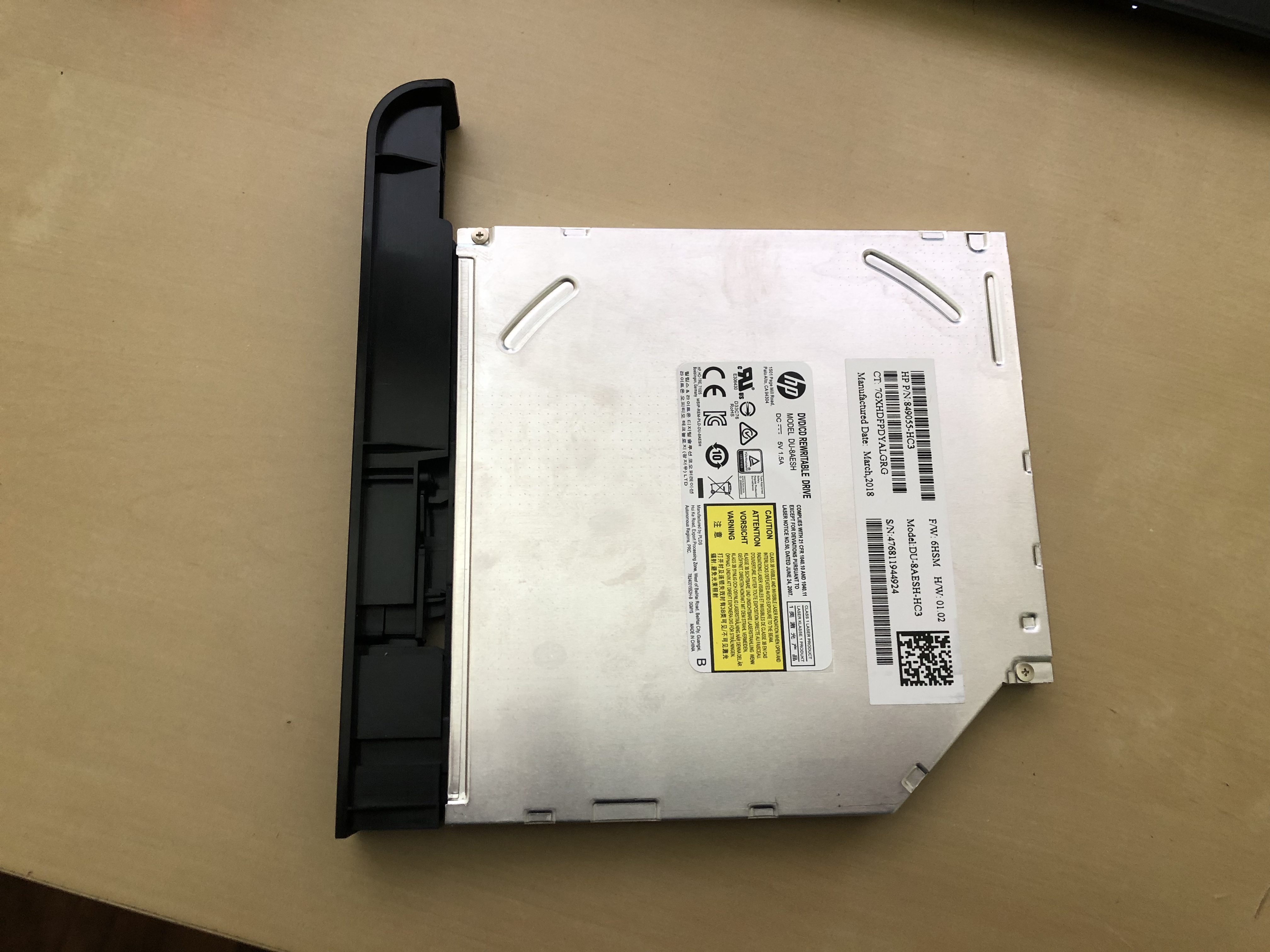 Transferring the CD Bezel to a New Drive? - HP Support Community - 7022654