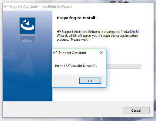 HP Support Assistant - HP® error 1327 Invalid Drive Z.PNG