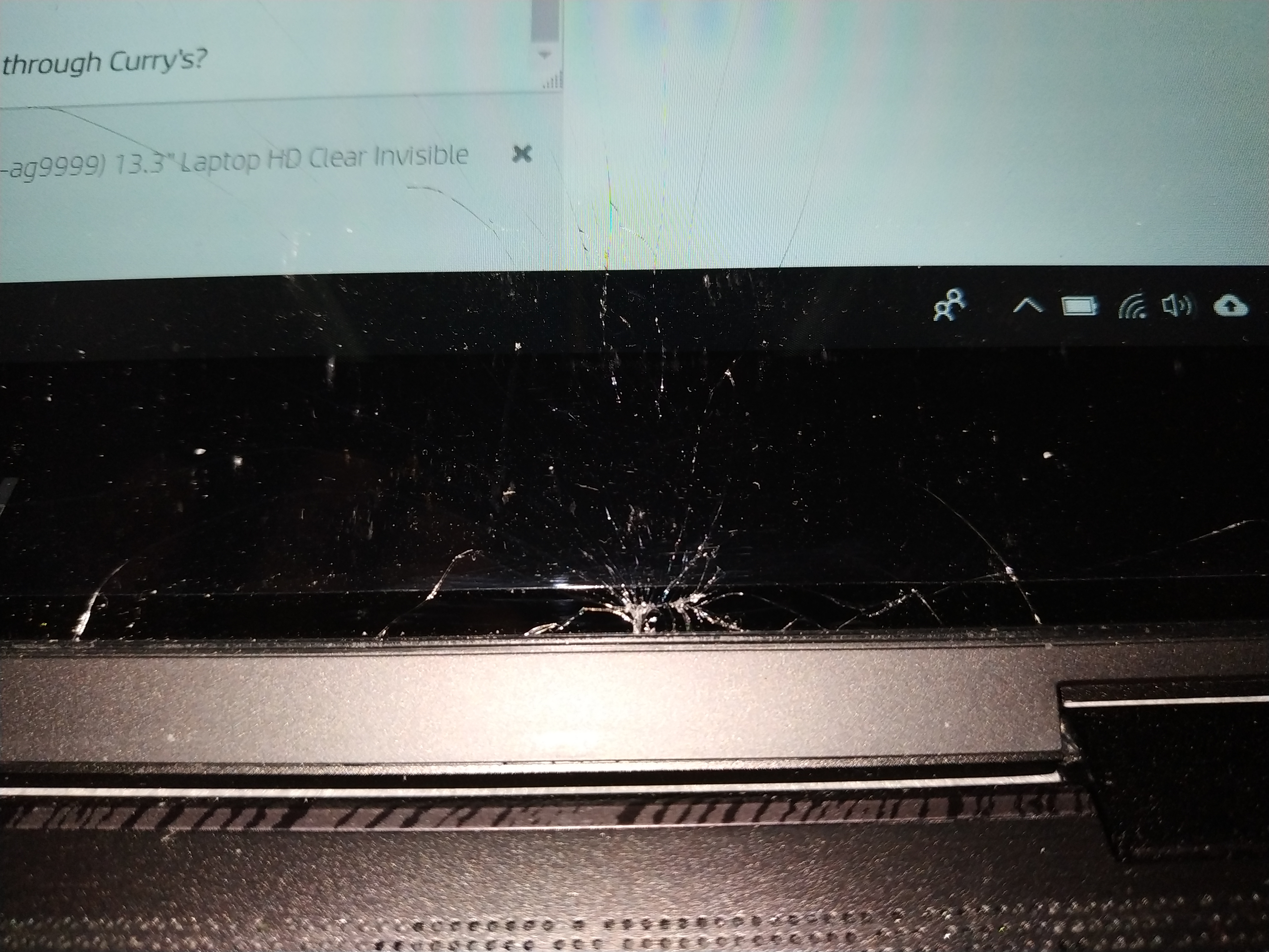 HP Envy X360 13 Screen Cracked with no impact? HP Support Community