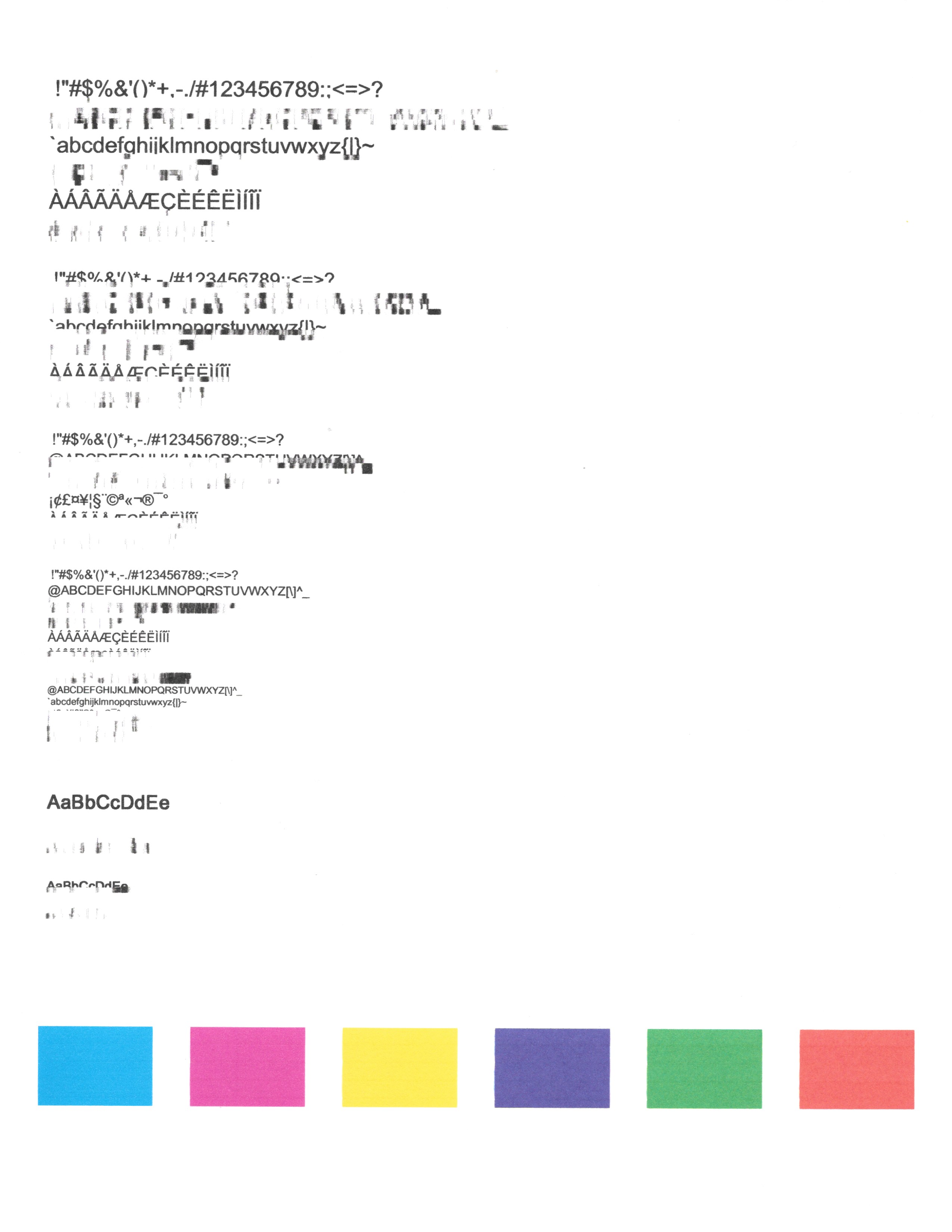 New Black Ink Cartridge printing blotchy - HP Support Community - 7036587