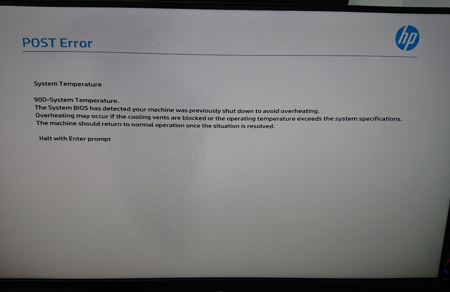 Error on new PC - HP Support Community - 7051016