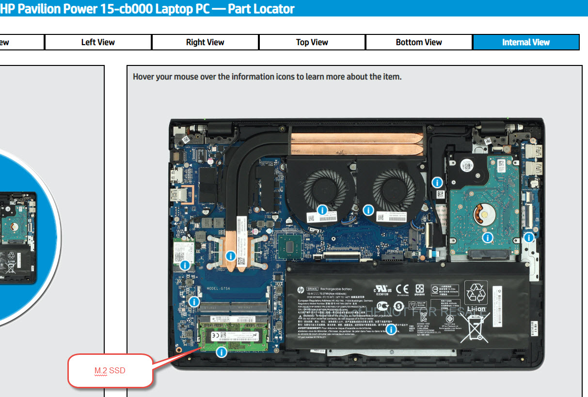 Solved: HP Pavilion Power 15 cb007 compatible SSD - HP Support Community -  7051268