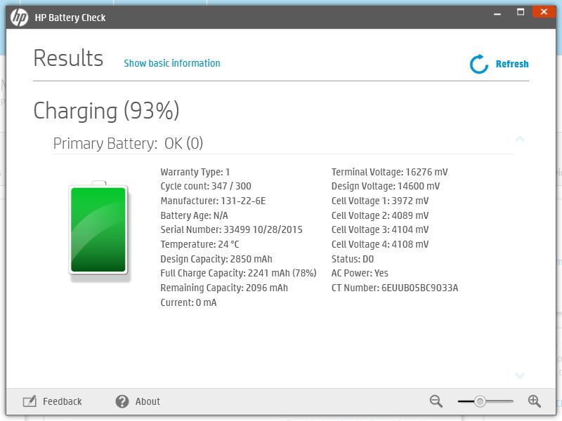battery test 'OK' but can't power PC with battery - HP Support Community -  7059353