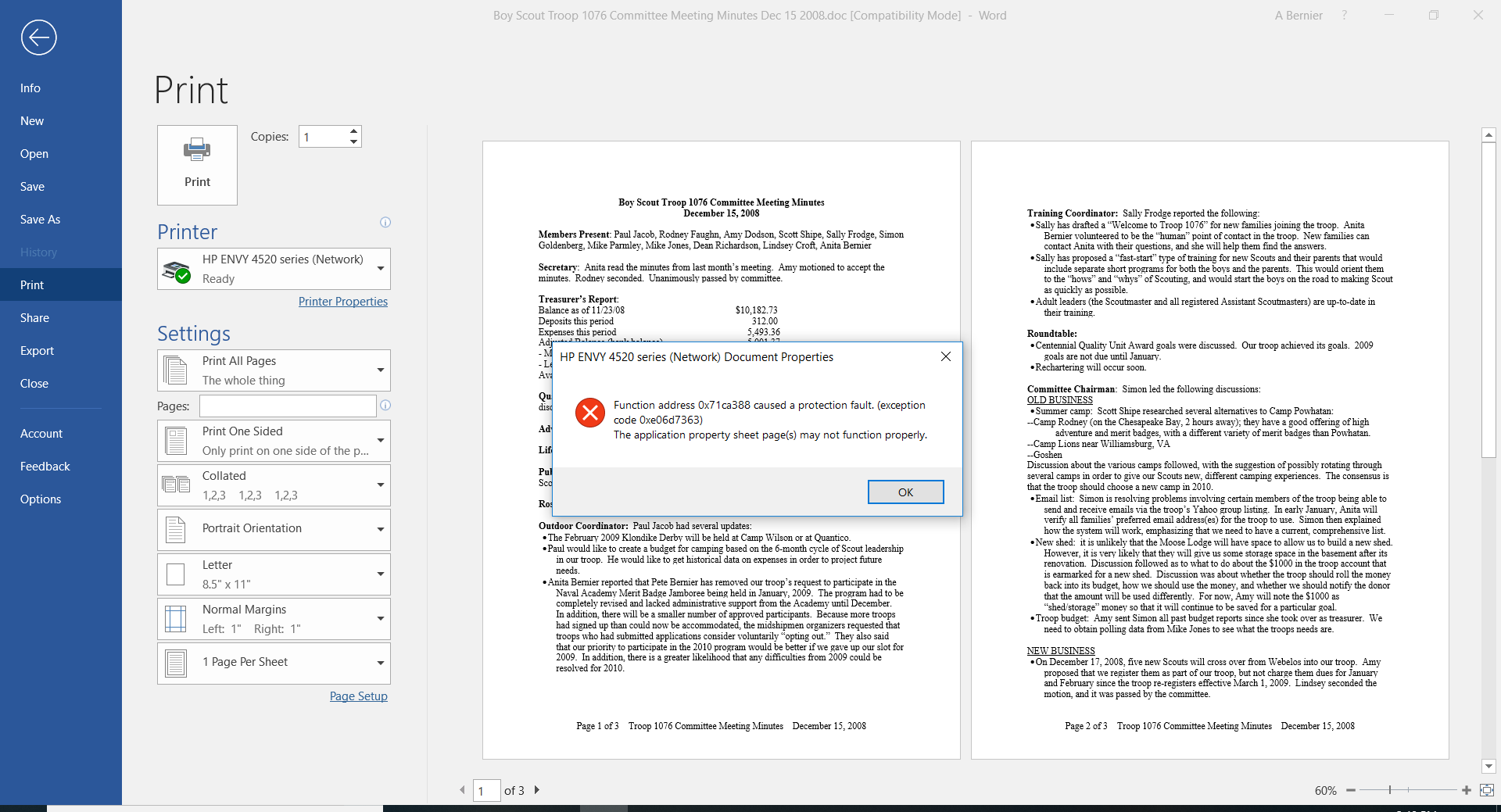 HP ENVY 4520 Automated Output Tray Extender (arm) doesn’t HP Support Community 6797820
