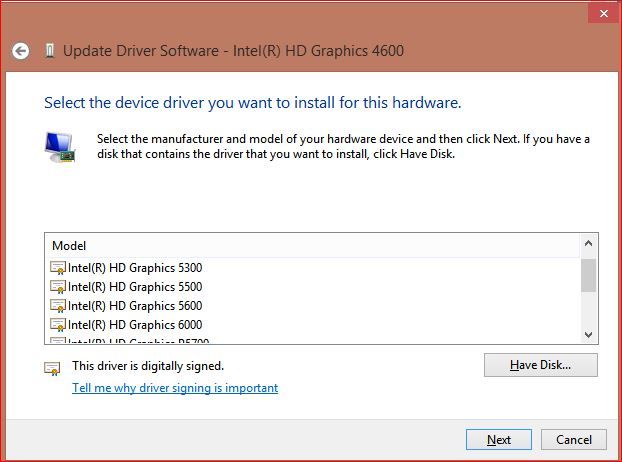 Solved: Intel HD Graphics 4600 Driver Update - HP Support Community -  6708699
