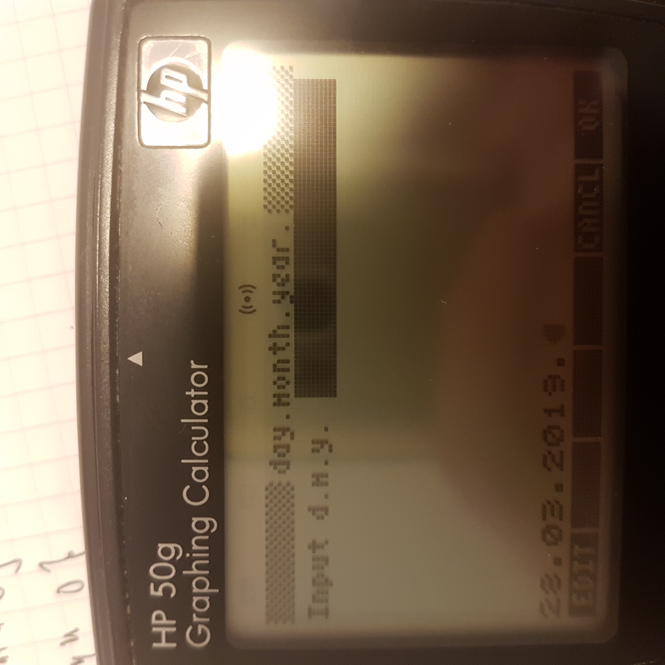 Solved: Can I change input format for INPUT command in HP 50g graphi ...