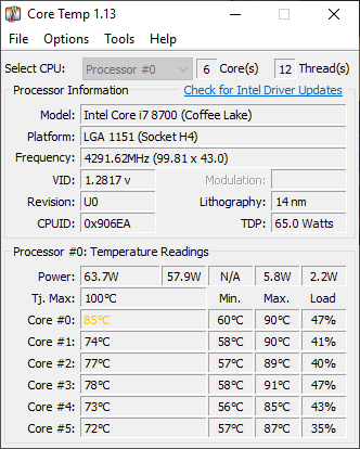 CPU temperature - HP Support Community - 7074837