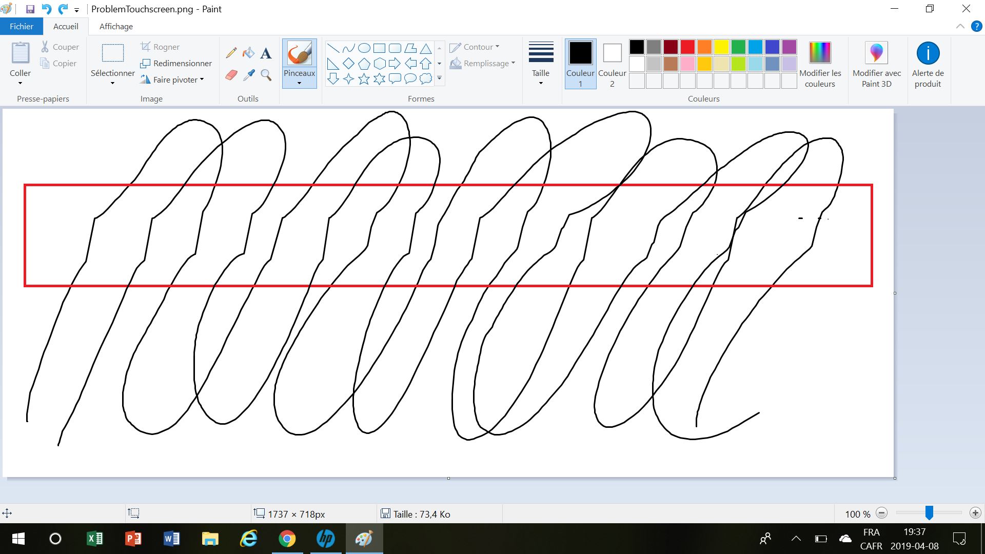 how to turn on touch screen on hp pavilion windows 10