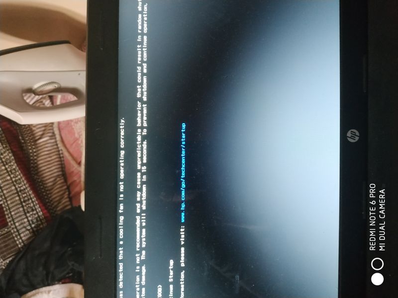 My lap system cooling fan not working properly HP Support Community