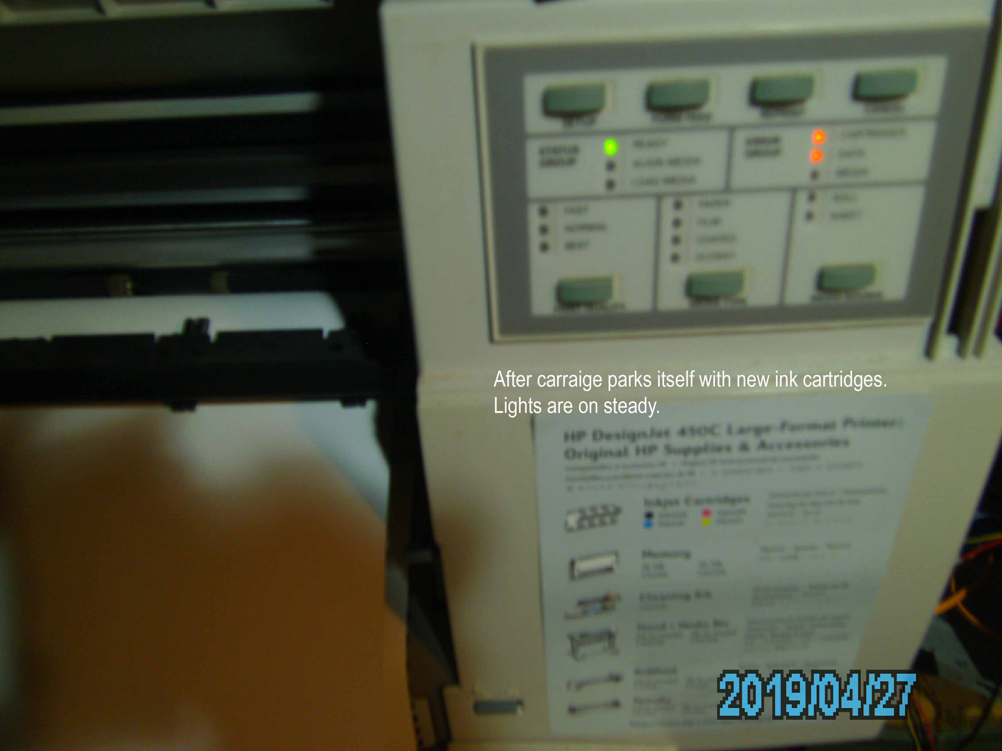 hp 450c plotter