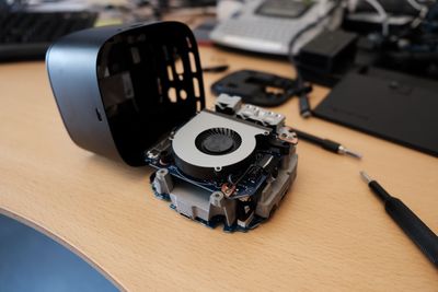 One one the docking stations with fan