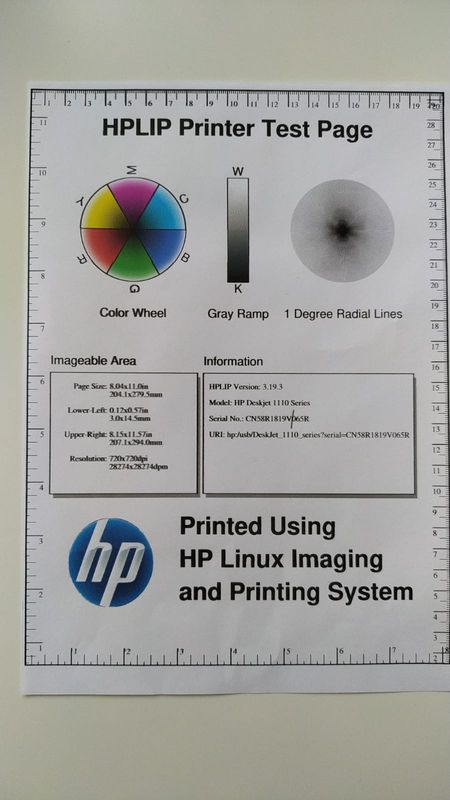 HP Deskjet 1110 bad quality in portion of page - HP Support Community -  7113232