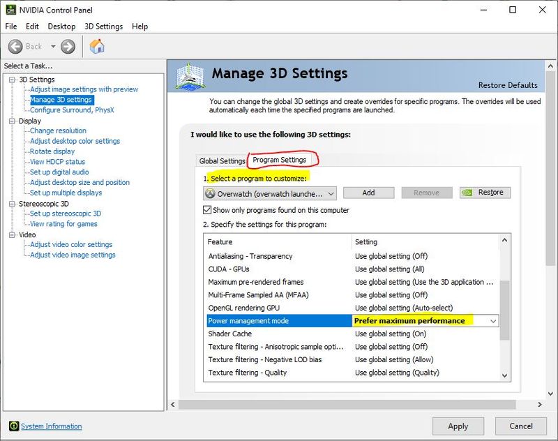 Manage 3D Settings Nvidia.JPG