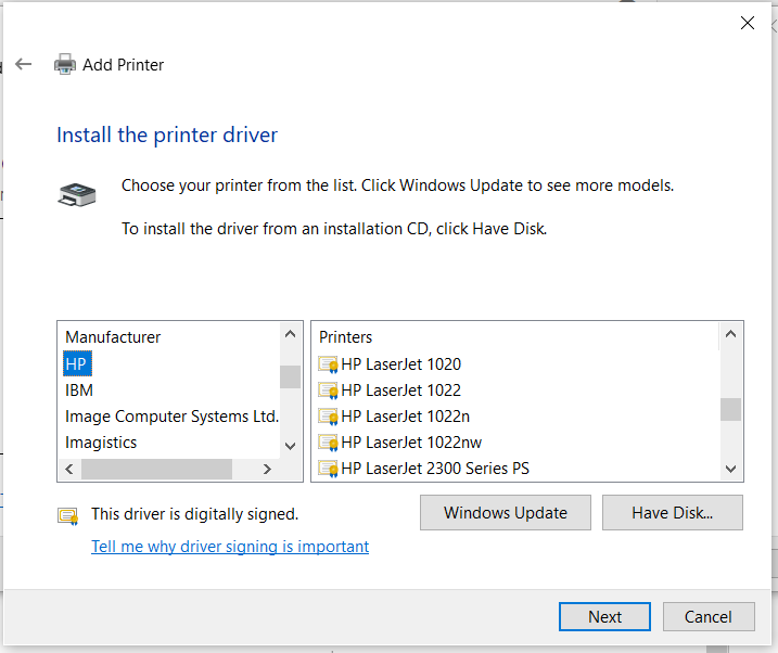 LaserJet 1160 Driver per Windows 10 - Does not work ! - HP ...