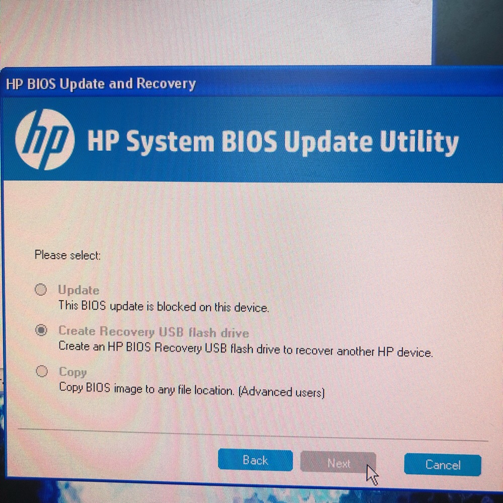 Hp bios update and recovery - HP Support Community - 7124200