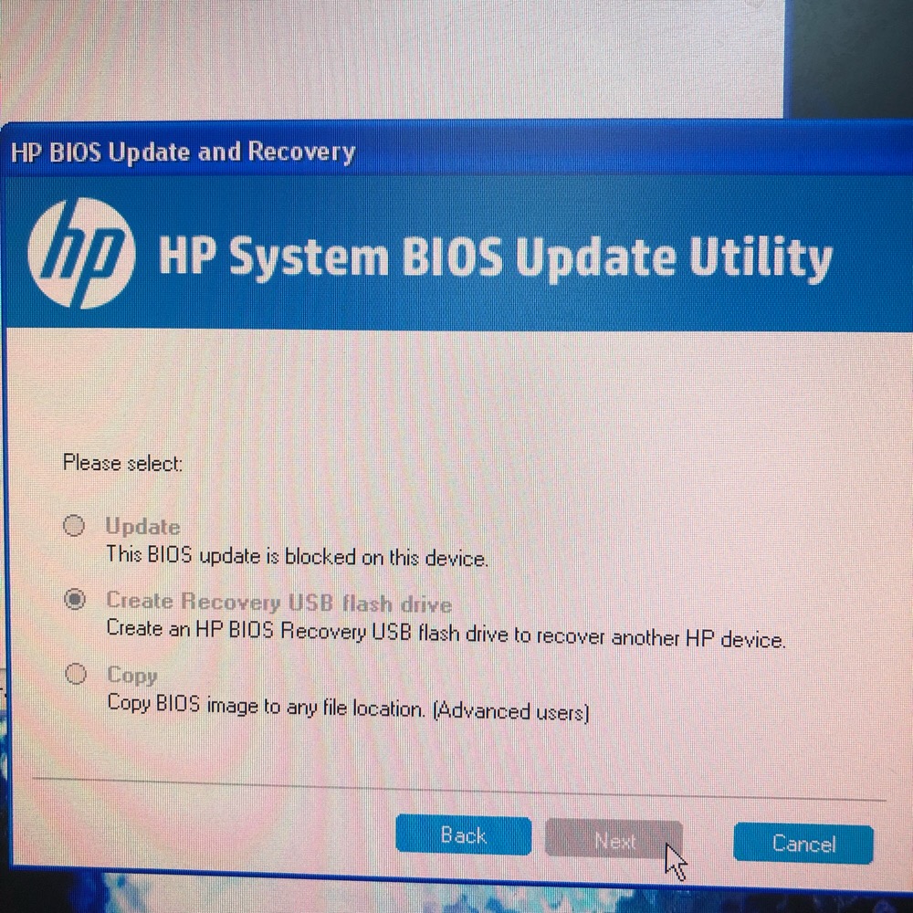 Hp Desktop Pc Bios Recovery