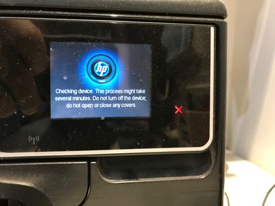 the self check it allways does