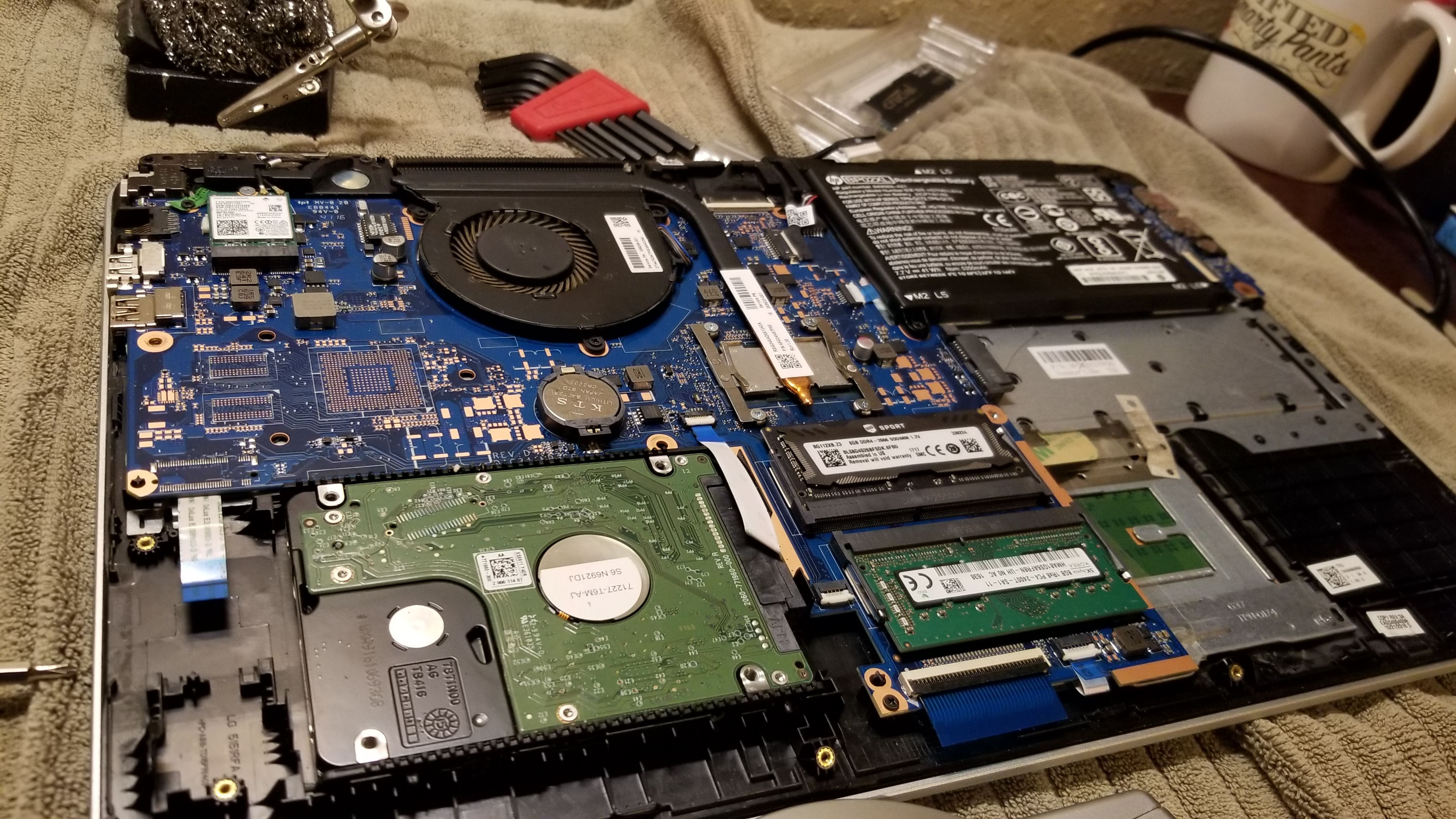 Solved Laptop is missing M.2 SSD expansion slot HP Support Community
