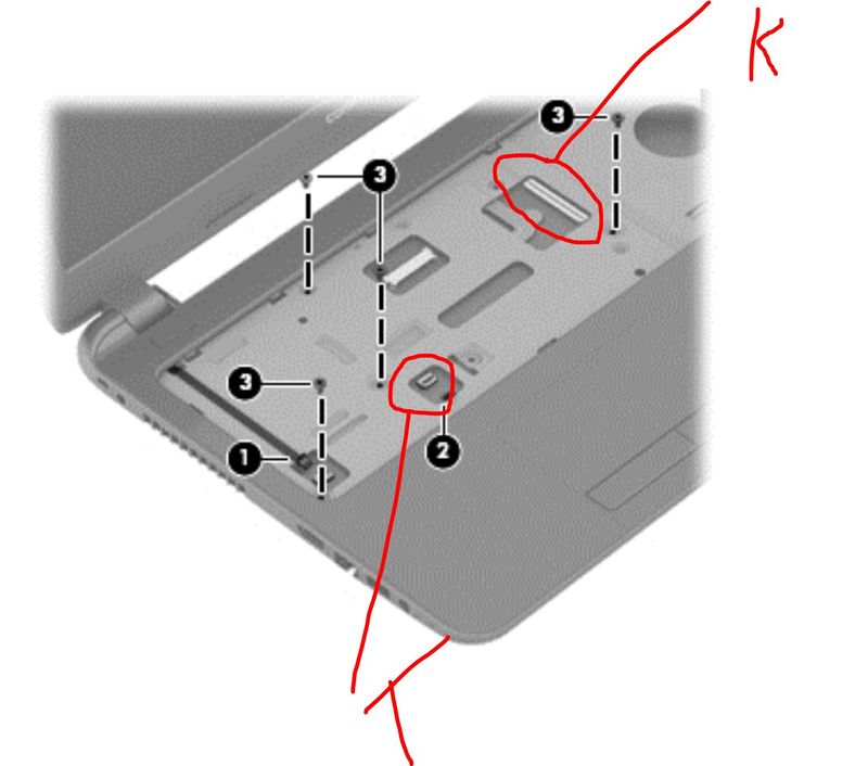 K=Keyboard    T= Touchpad