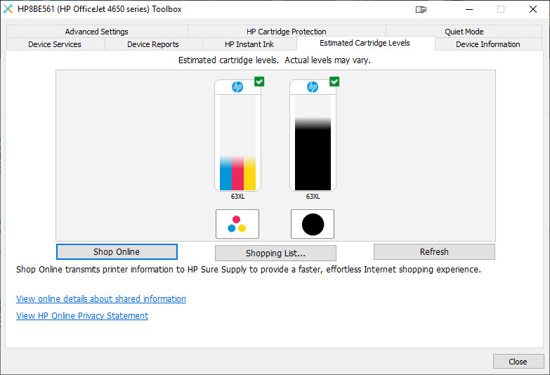 Solved: My HP OfficeJet 4650 won't print color - HP Support Community -  7129445