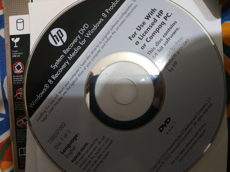 Solved: Recovery DVDs - HP Support Community - 7134439