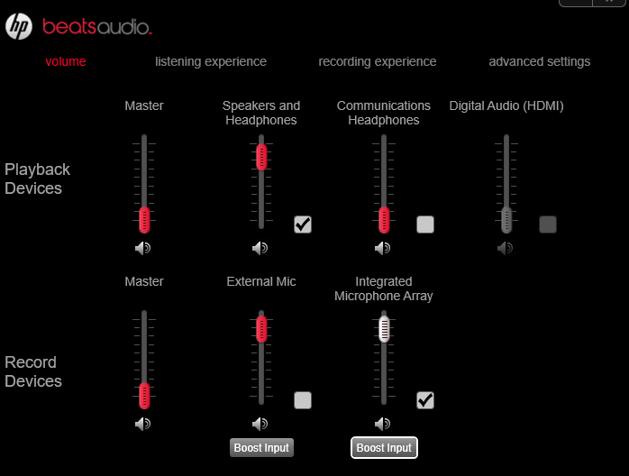 Beats Audio configuration windows 10 - HP Support Community