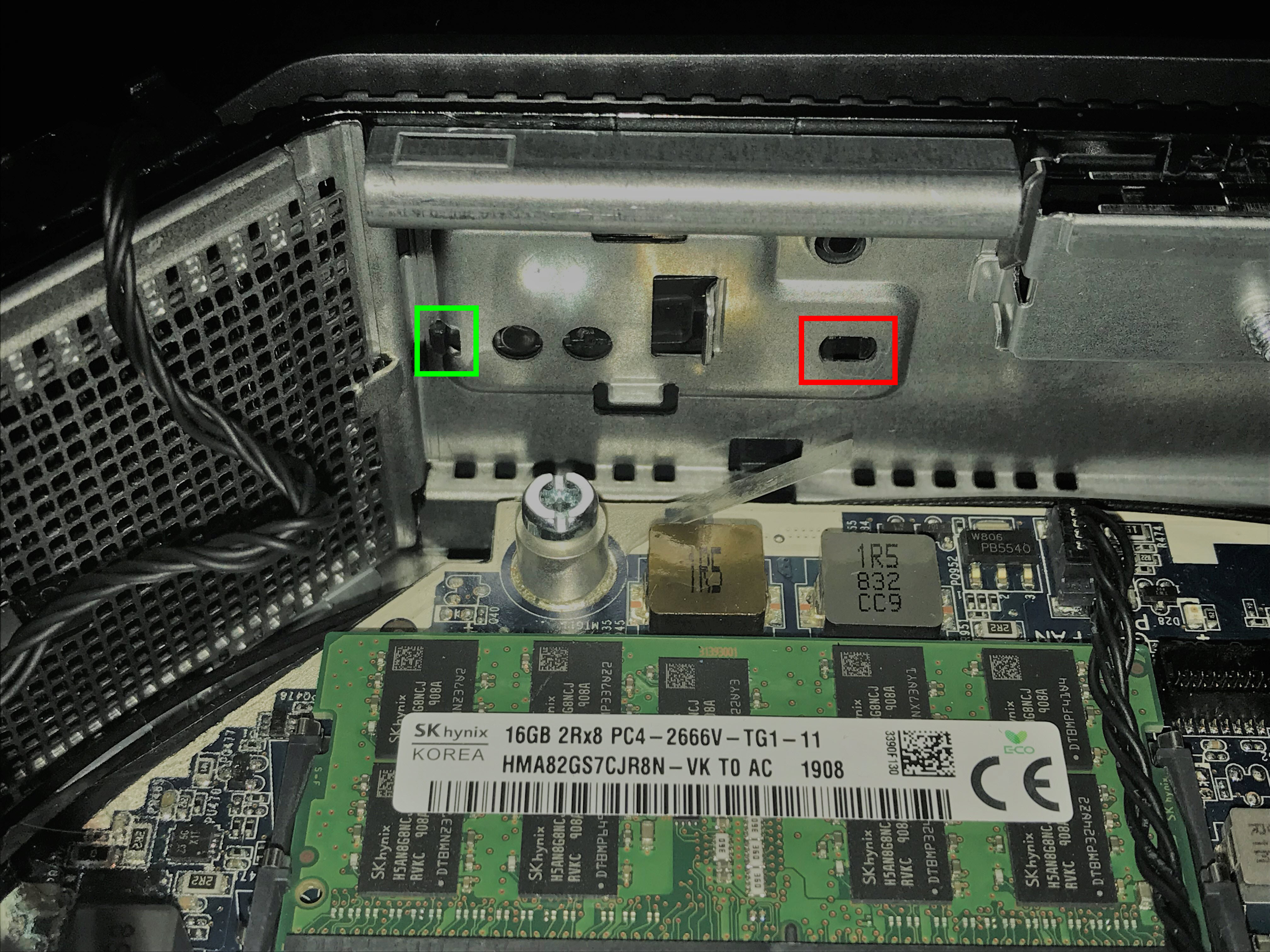 Used mini-pci cover door with xp home co a and screw from HP ZT3200