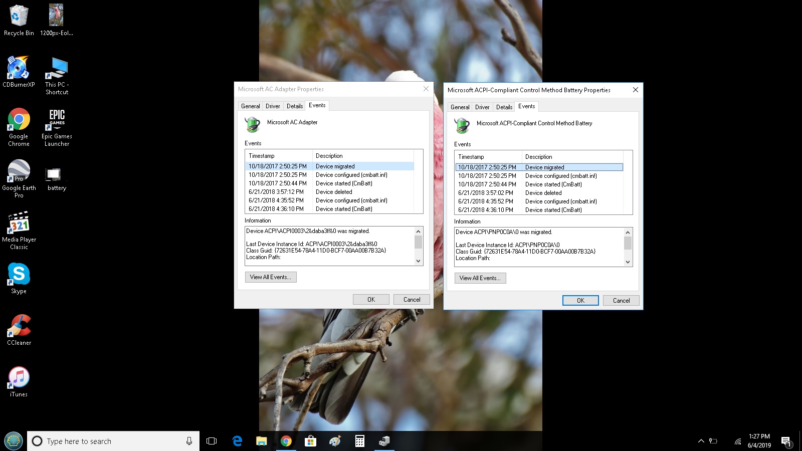 Laptop battery doesn't charge unless I uninstall the 2 batte... HP