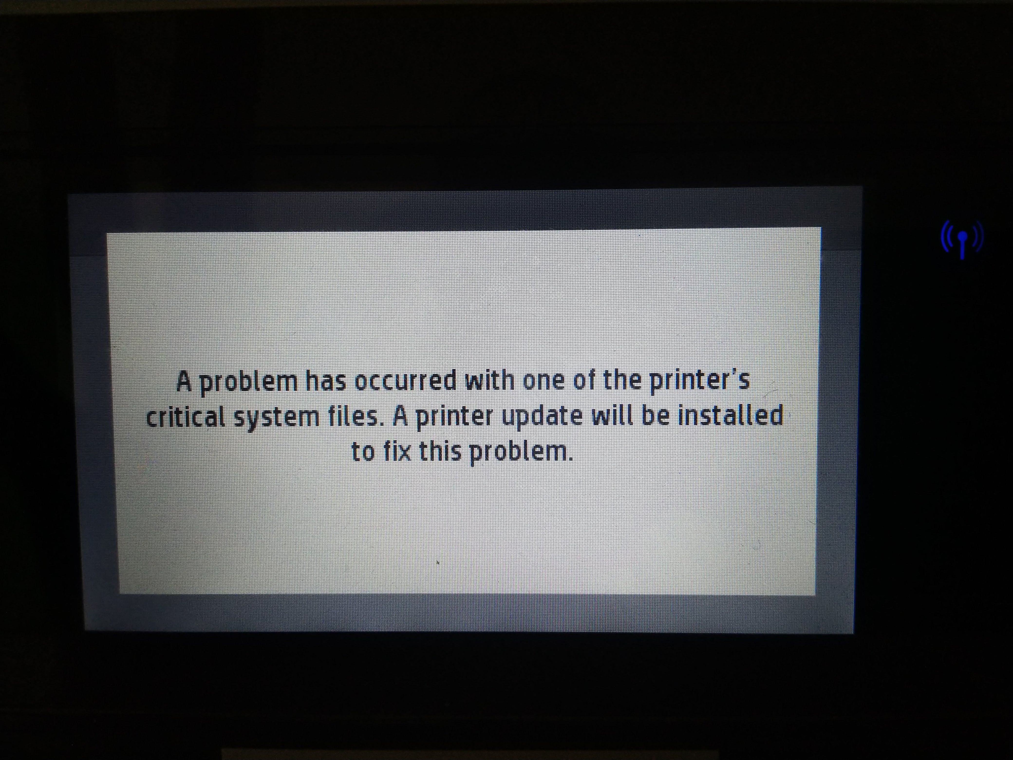 Solved: HP PageWide Pro MFP 477dw firmware update failed, now bricke... - HP  Support Community - 7135370