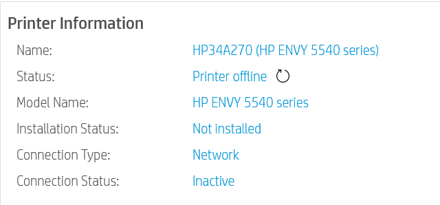 Cannot connect HP 5540 to internet - HP Support Community - 7146949