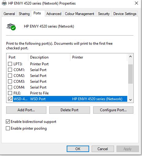 Envy 4520 wont print in colour from win 10 64 bit - HP Support ...