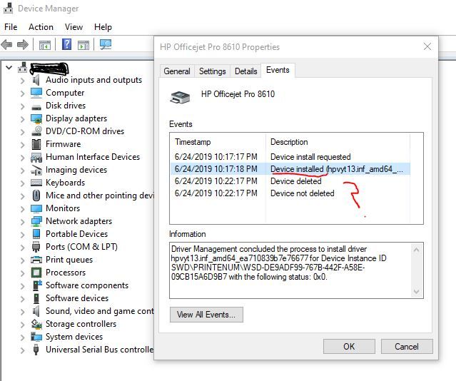 Solved: Officejet Pro 8610 won't install on Windows 10 1903 - HP Support  Community - 7155724