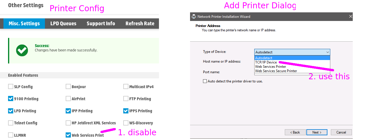 twenty seconds timeout in UPD driver because of port 3910 - HP Support ...
