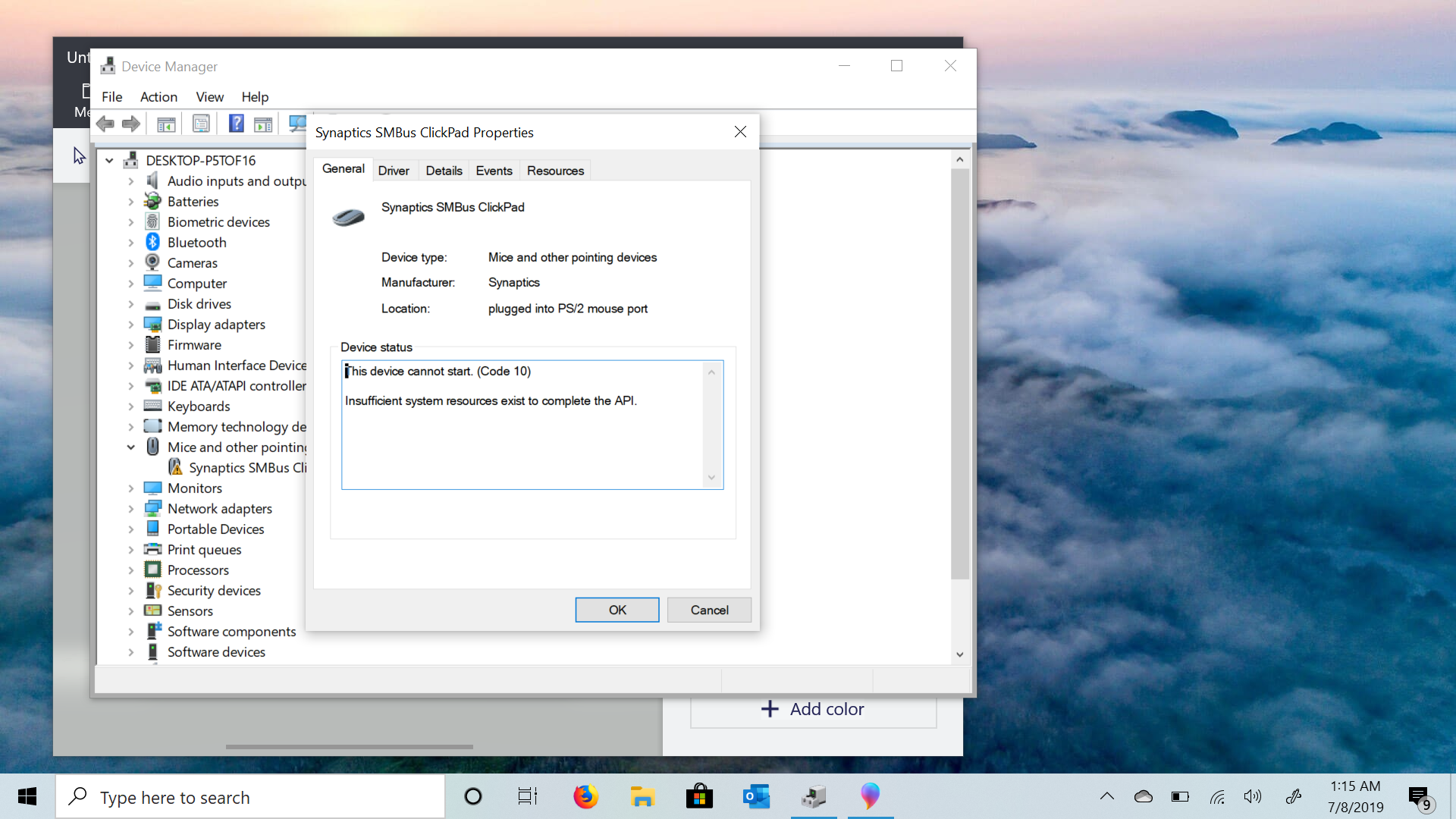 Clickpad settings missing - HP Support Community - 7162996