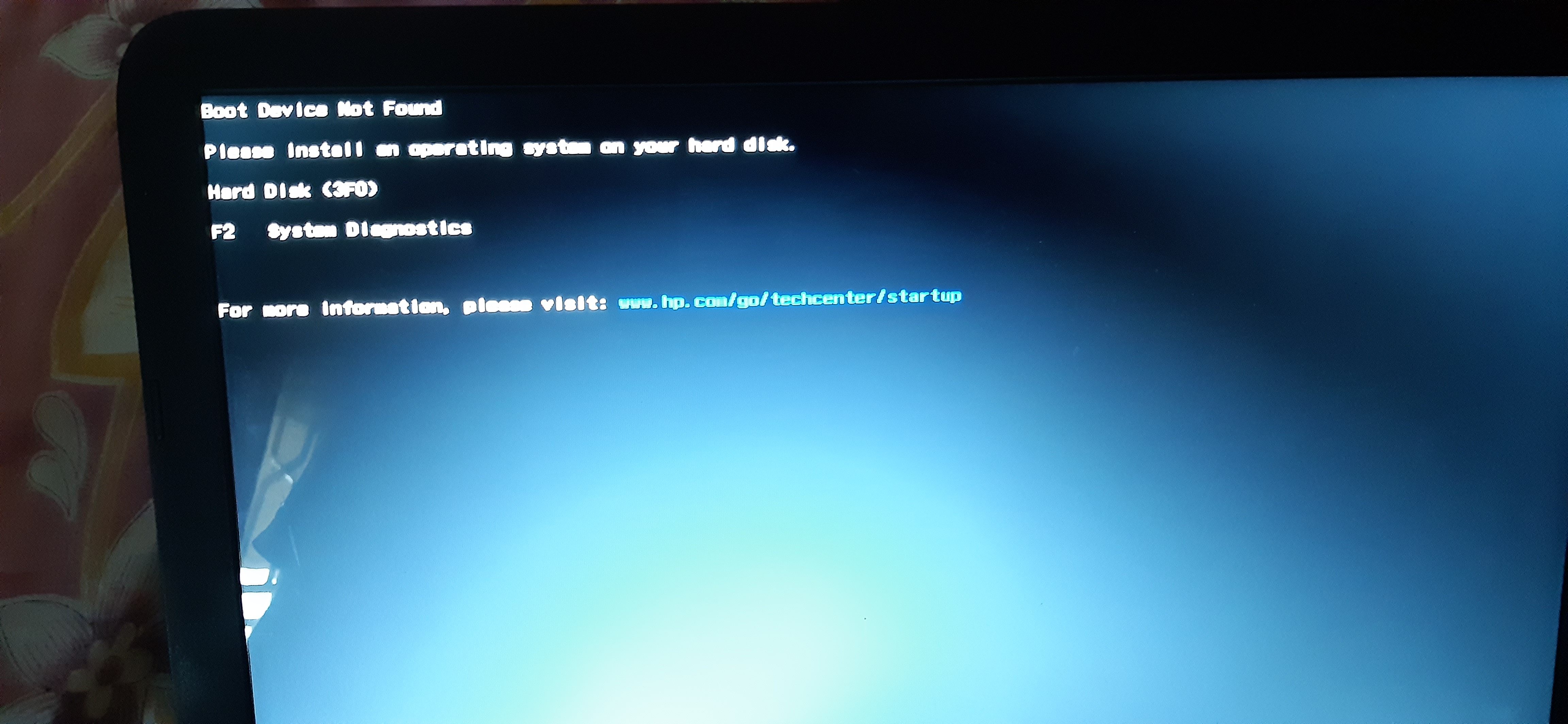 Recovery or boot the system - HP Support Community - 7167274