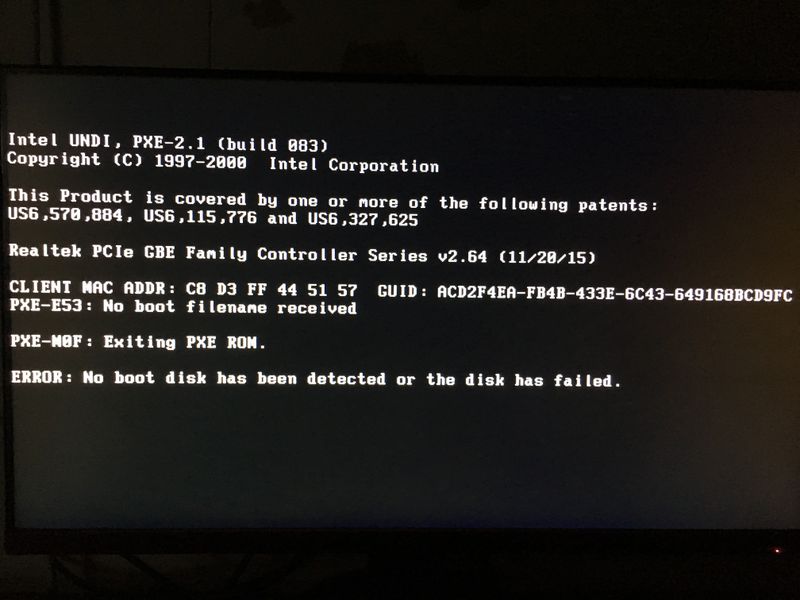 Boot problem - HP Support Community - 7170605