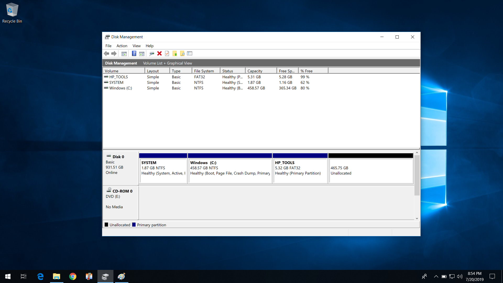 Solved HP Tools Partition> Is it delectable? HP Support Community