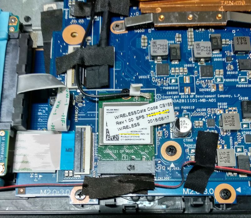 Wifi Adaptor in M2 slot?