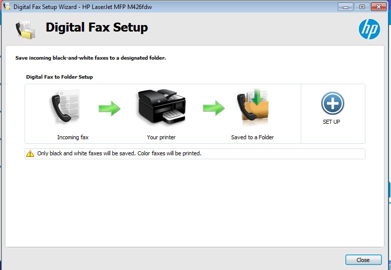 Laserjet MFP M426fdw Faxing to a Share - HP Support Community - 7198715