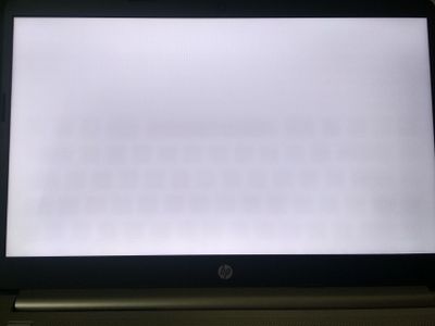 Keyboard marks on the screen