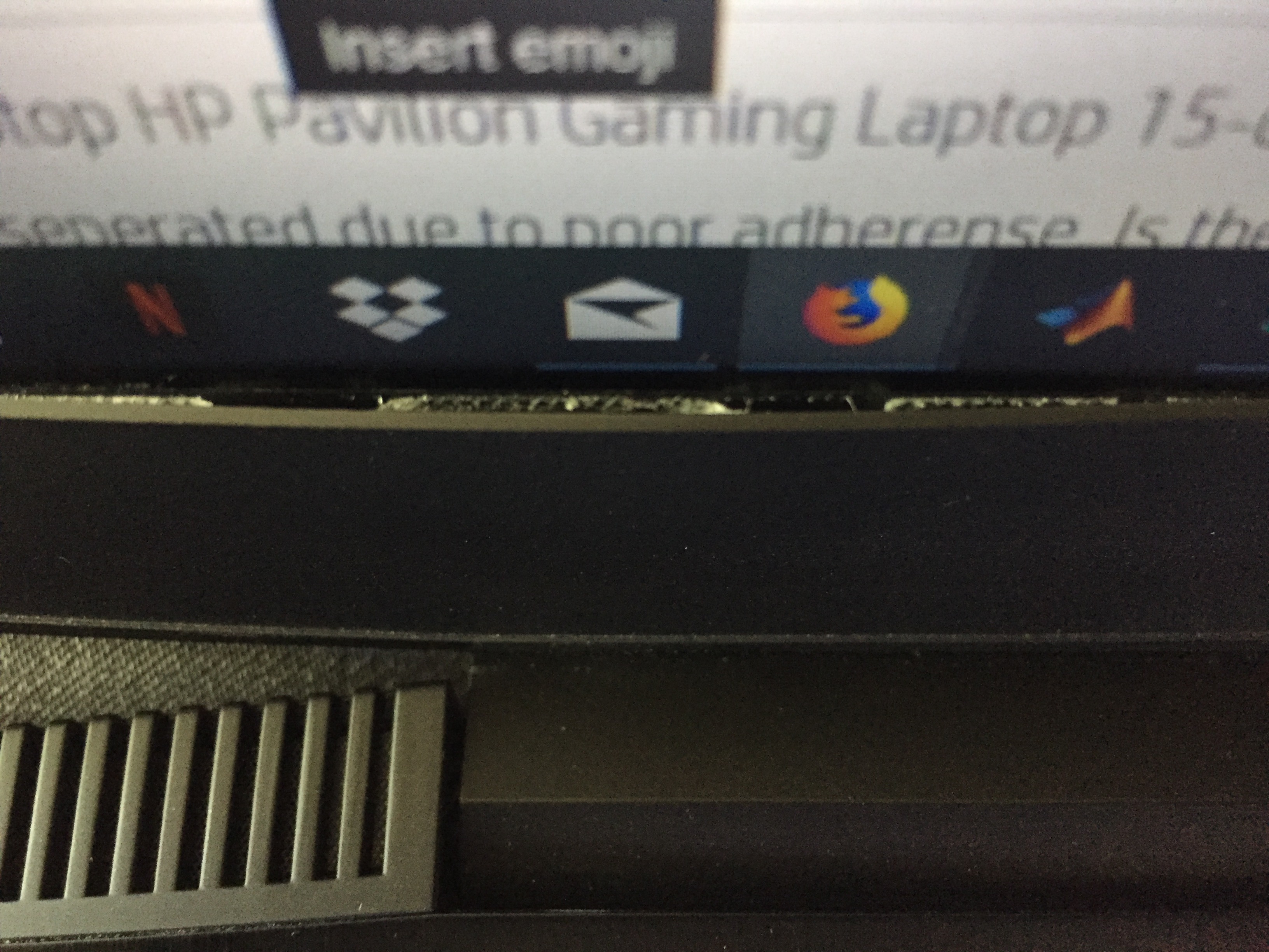 Solved: screen frame Issue - Poor manufacturing - HP Support Community ...