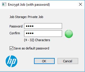 Print with Encypt Job with password User have forgotten his ... - HP ...